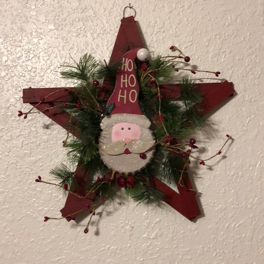 Christmas Santa hanging deco